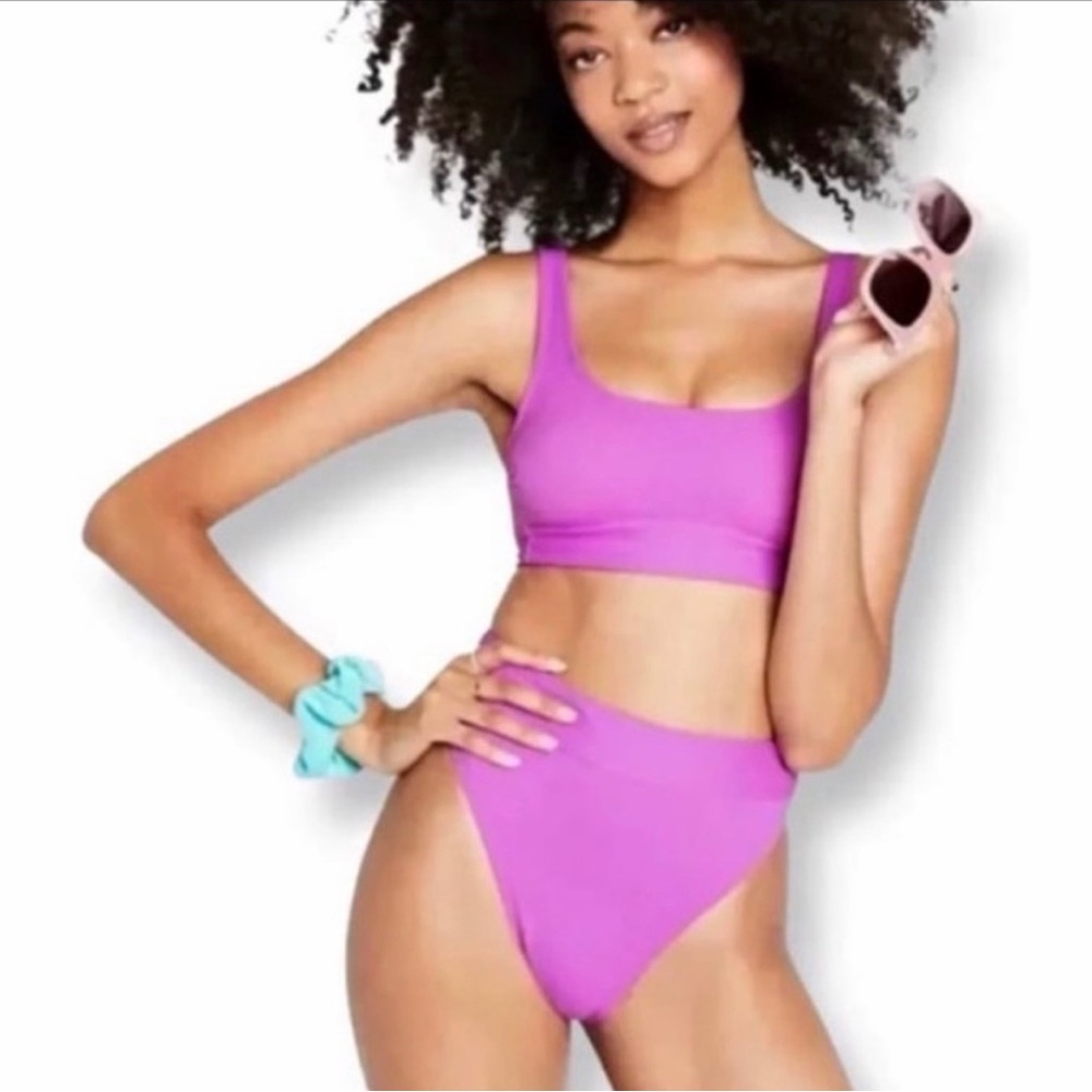 Stoney Clover Purple Bikini Set NWT